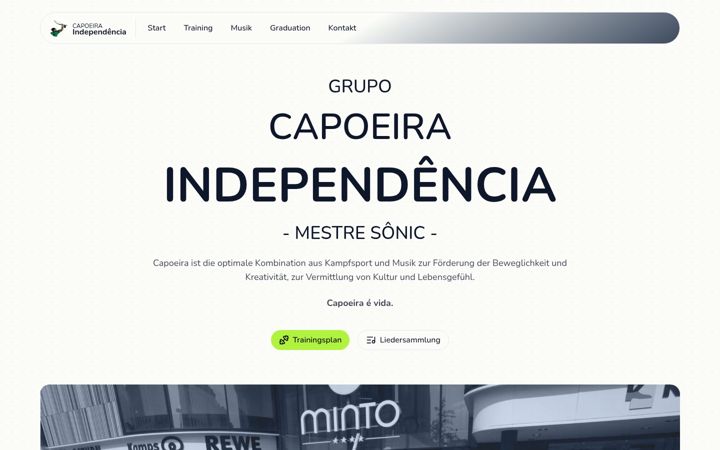Screenshot of capoeira-mg.de