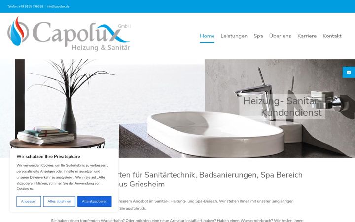 Képernyőkép: capolux.de