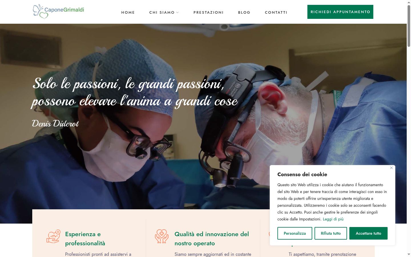 Screenshot tal-banner tal-kunsens muri qabel kwalunkwe interazzjoni