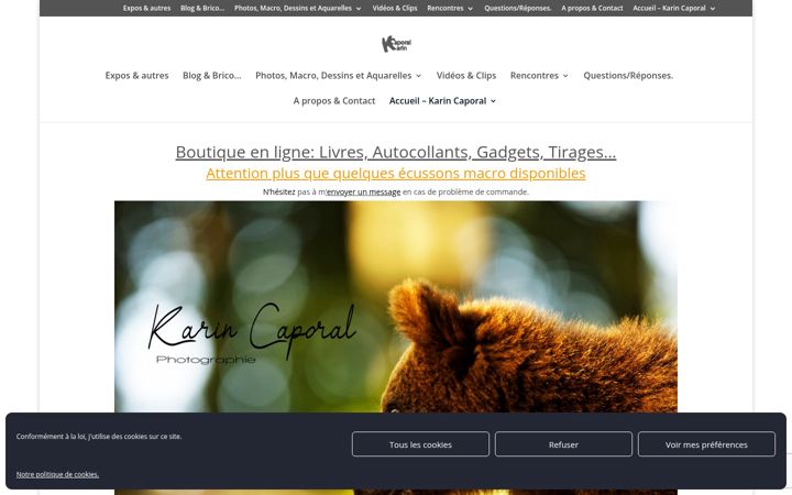 Screenshot του caporal.fr