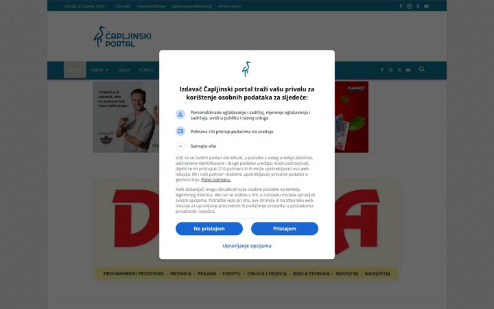 Screenshot of caportal.net