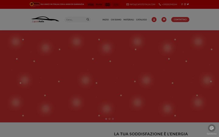 Screenshot of capoteitalia.com