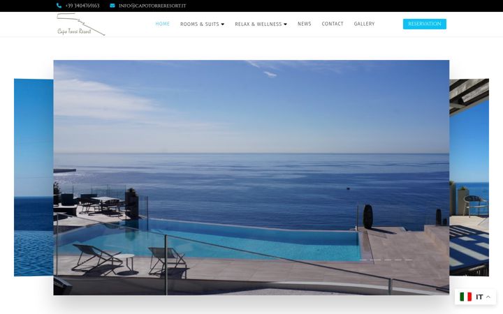 Screenshot ta' capotorreresort.it