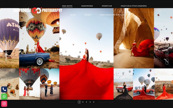 Screenshot of cappadociagophotography.com