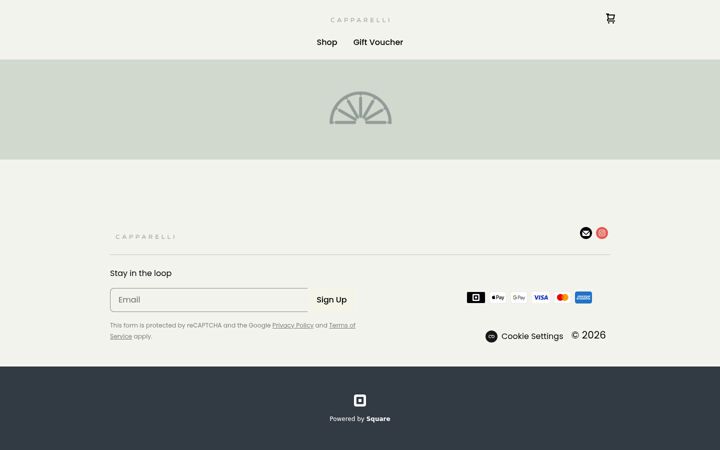 Screenshot of capparelliatthemill.square.site