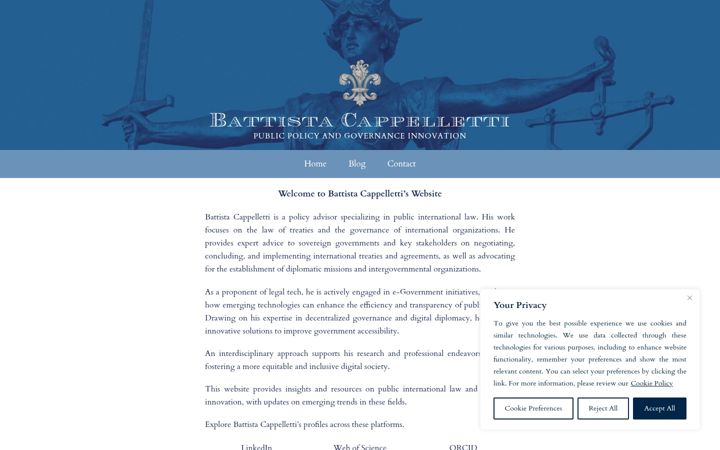 Screenshot of cappelletti.info