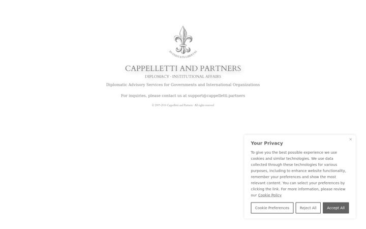 Screenshot of cappelletti.partners