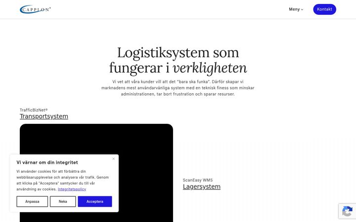Screenshot of capplon.se