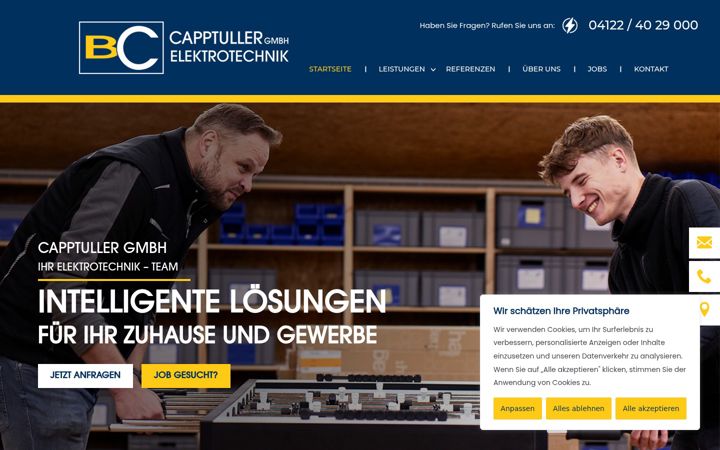 Screenshot of capptuller.de