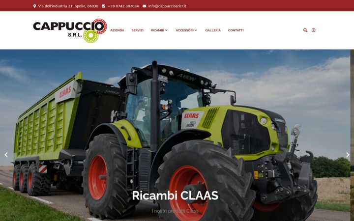 Screenshot of cappucciosrlcr.it