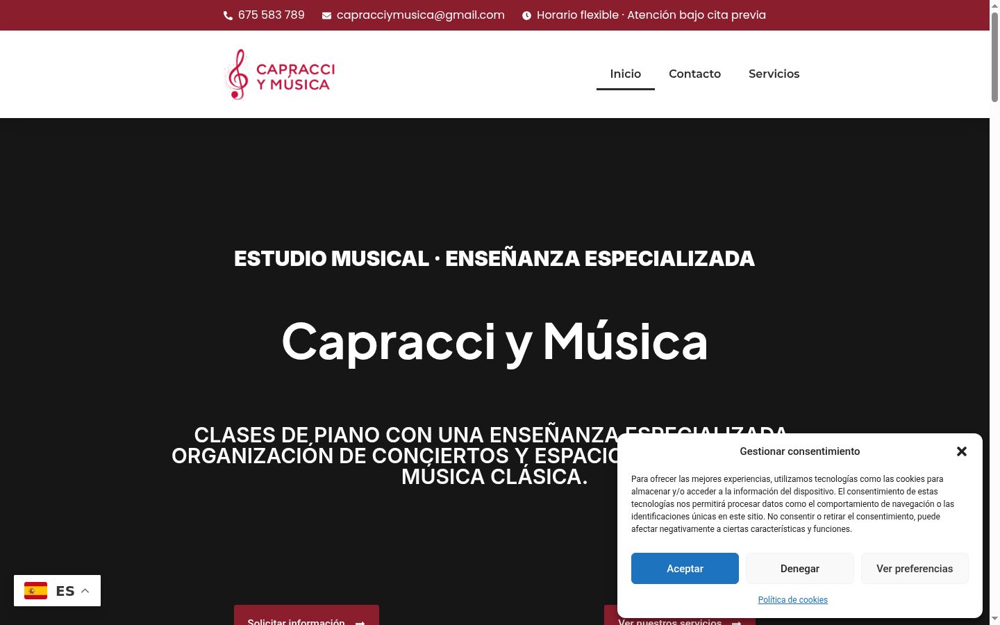 Screenshot tal-banner tal-kunsens muri qabel kwalunkwe interazzjoni