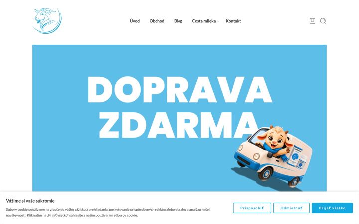 Screenshot of caprakolostrum.sk