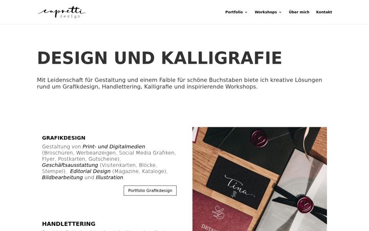 Screenshot ta' capretti-design.de