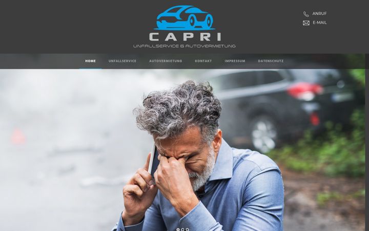 Screenshot ta' capri-autovermietung.de