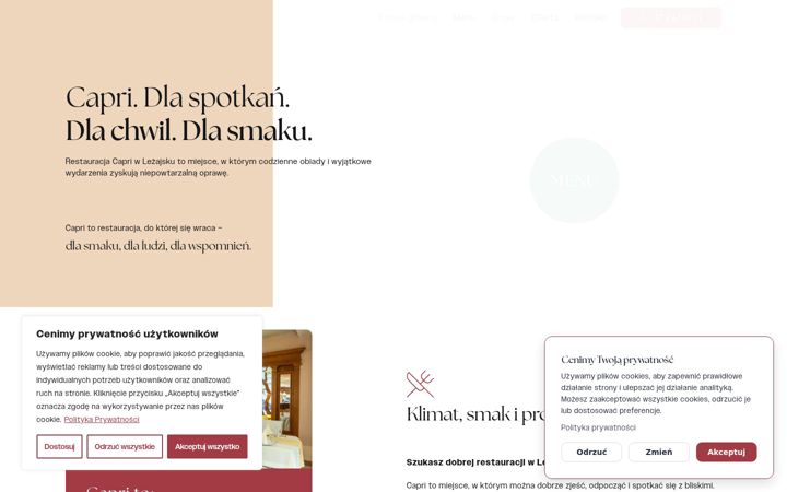 Snimka zaslona za capri.lezajsk.pl