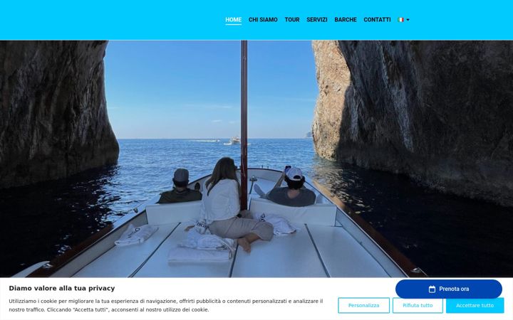 Screenshot of capriboatmemories.it
