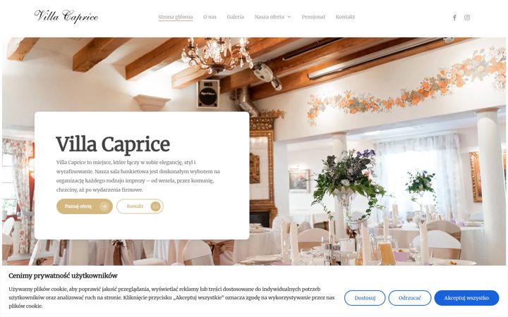 Screenshot of caprice.wroclaw.pl