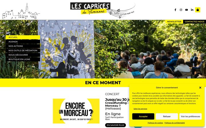 Screenshot του caprices-de-marianne.fr