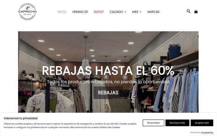 Screenshot of caprichoaestrada.com