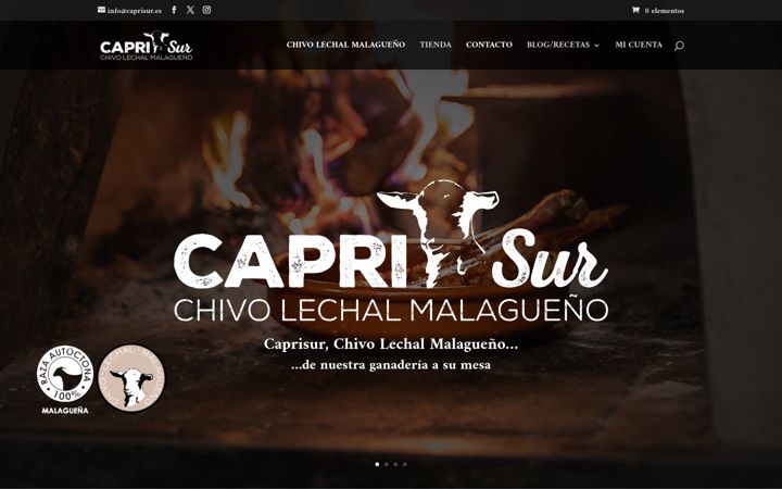 Screenshot von caprisur.es