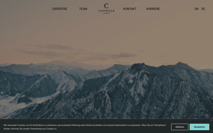 Screenshot of caprock-legal.com
