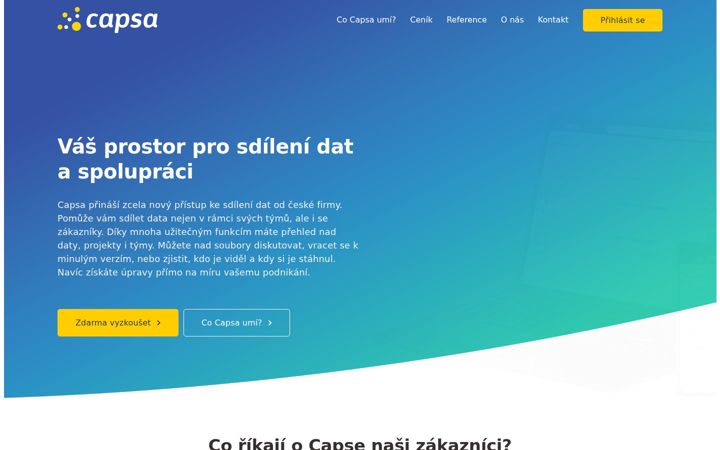 Screenshot of capsa-test.cz