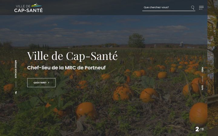 Snímek obrazovky capsante.qc.ca