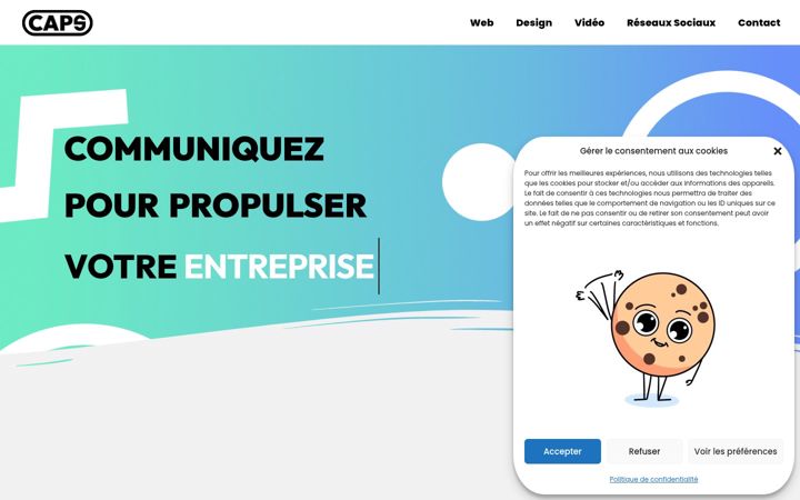 Screenshot του capscom.fr