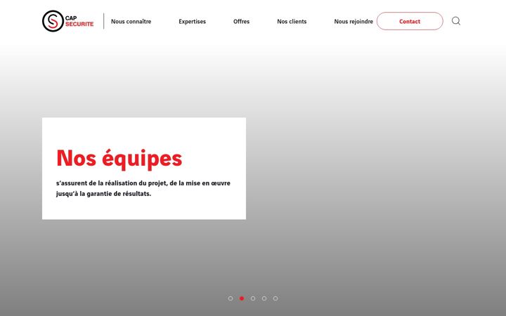 Screenshot of capsecurite.com
