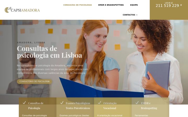 Screenshot of capsiamadora.com