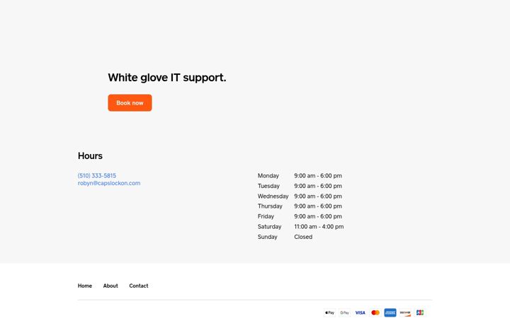 Screenshot of capslockon.com