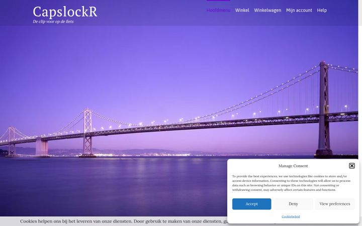 Screenshot του capslockr.nl