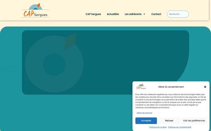 Screenshot του capsorgues.fr