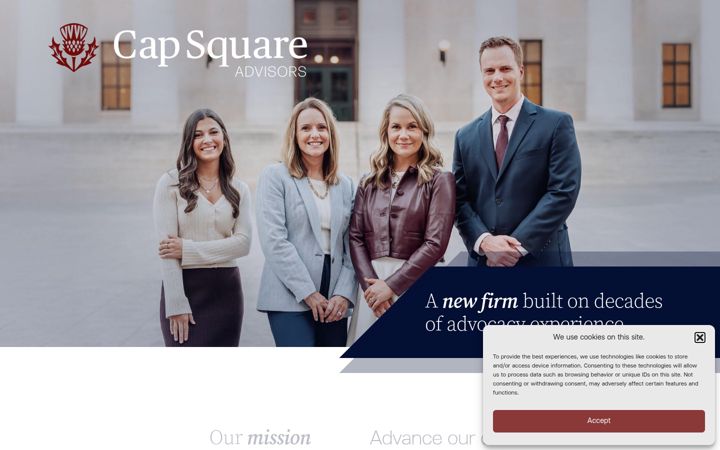 Screenshot of capsquareadvisors.com