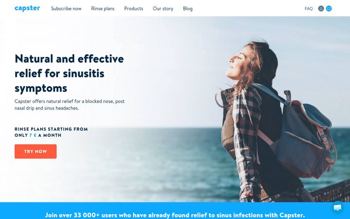 Screenshot of capster.eu