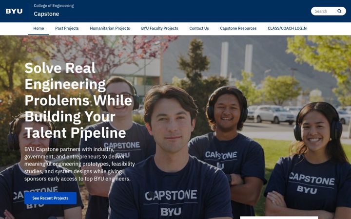 Screenshot von capstone.byu.edu
