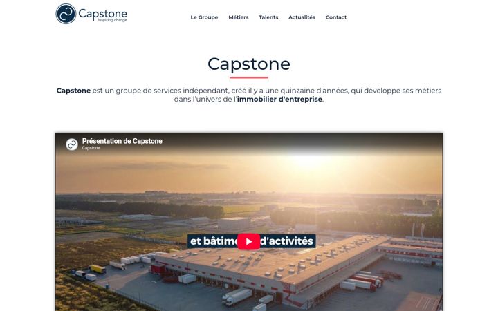 Screenshot of capstone.fr