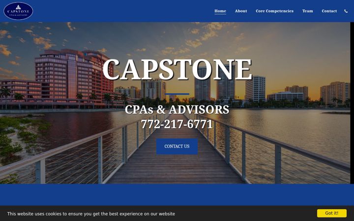 Screenshot of capstoneflorida.com