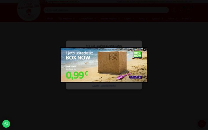 Screenshot of capsula-shop.com