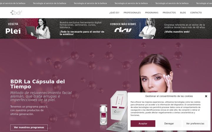 Screenshot of capsulabdr.es
