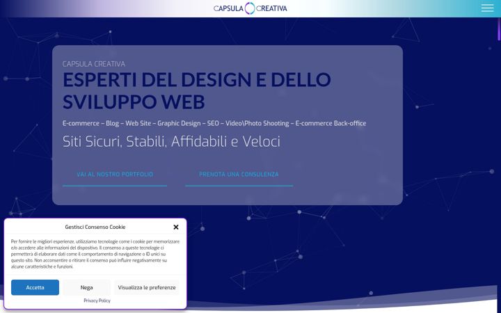 Captura de ecrã de capsulacreativa.net