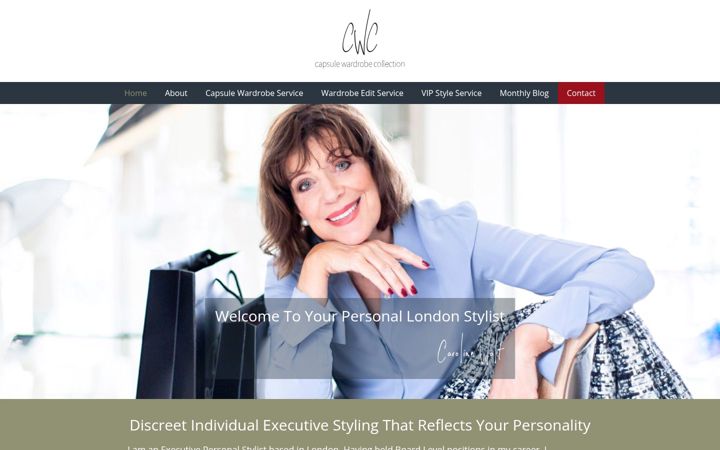 Screenshot of capsulewardrobecollection.com