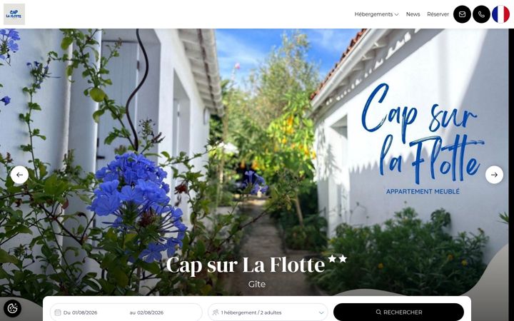 Screenshot of capsurlaflotte.fr