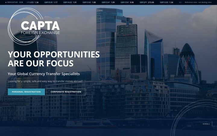 Screenshot of captafx.com