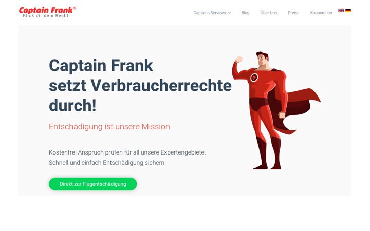Screenshot of captain-frank.com