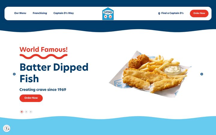 Screenshot of captainds.co.uk