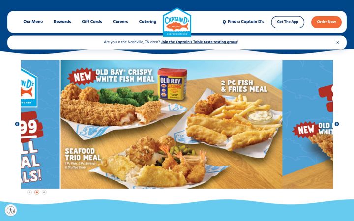 Screenshot of captainds.com