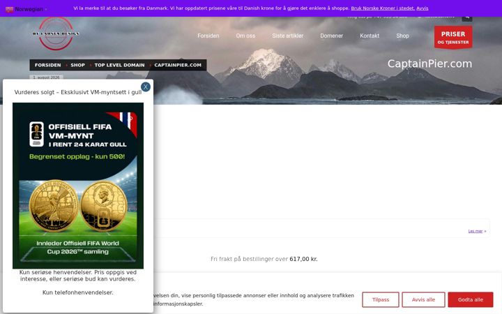 Screenshot of captainpier.com