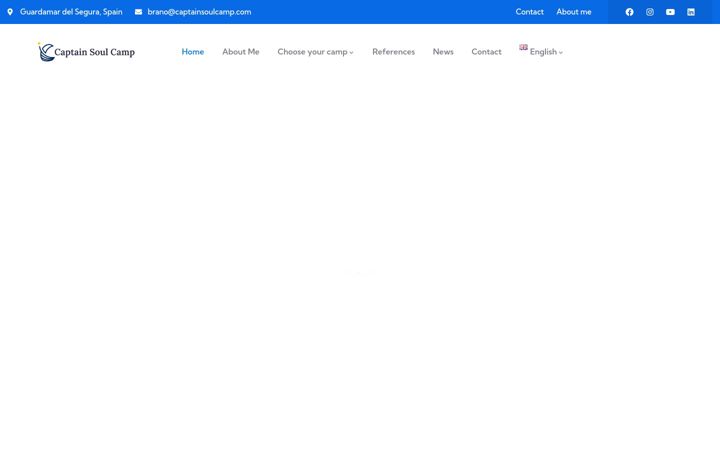 Screenshot of captainsoulcamp.com
