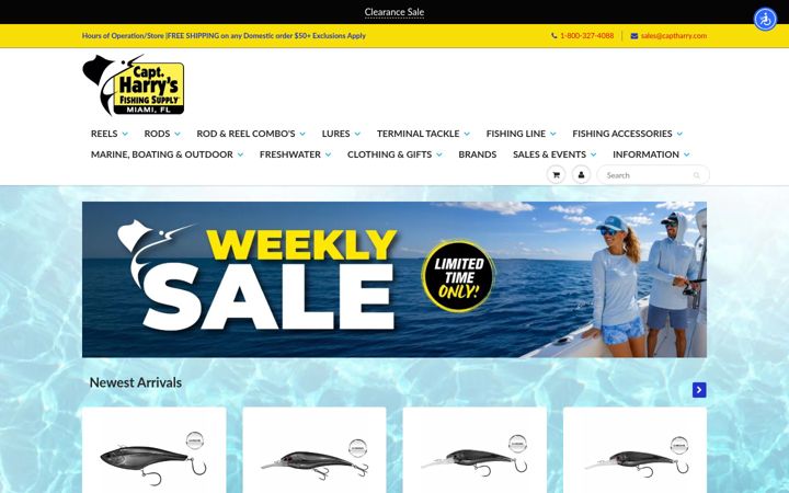 Screenshot of captharry.com